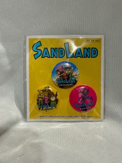 Sand Land Exclusive Promotional Button Set Of 3 - San Diego Comic Con (SDCC) 2023 by Bird Studio