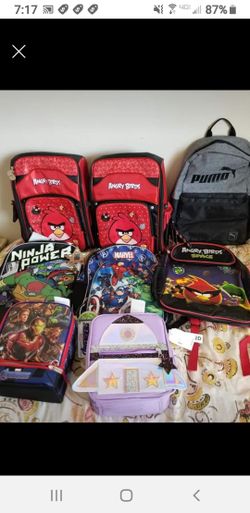 Kids school bag pack new with lunch box