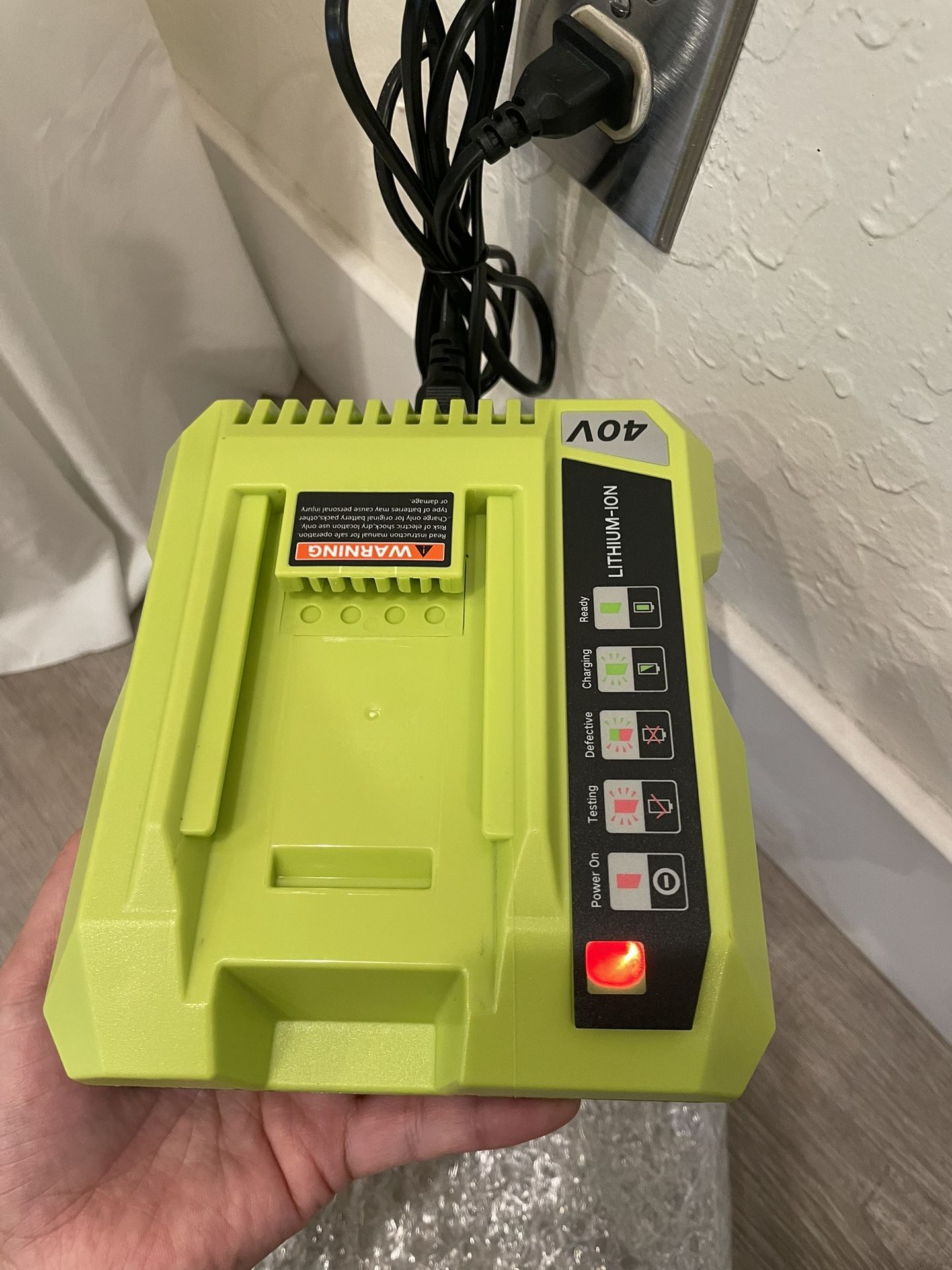 Brand New : Ryobi Battery Charger
