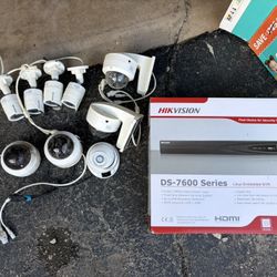 Hikvision Security Cameras And Hard Drive Management System
