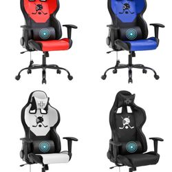 Different Colors Gaming Chairs with Vibration , Massage Gaming Chiars