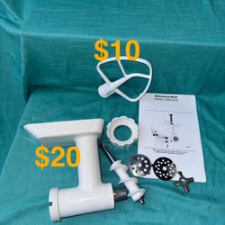 KitchenAid Grinder Attachment & Beater