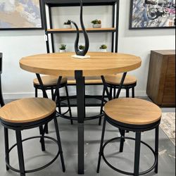 Pick Up Today Solid Wood Round Dining Table 