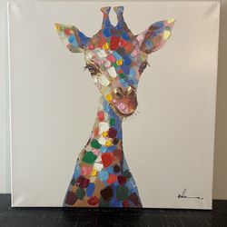 Giraffe Art Canvas 