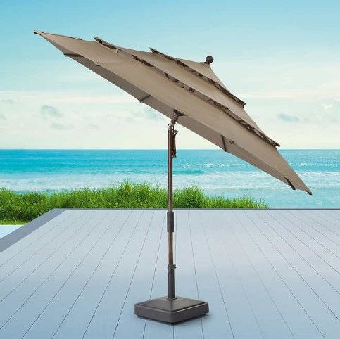 ProShade 11 Ft Collar Tilt Aluminum Market Umbrella