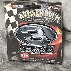 NASCAR Emblem Decal Dale Earnhardt #3