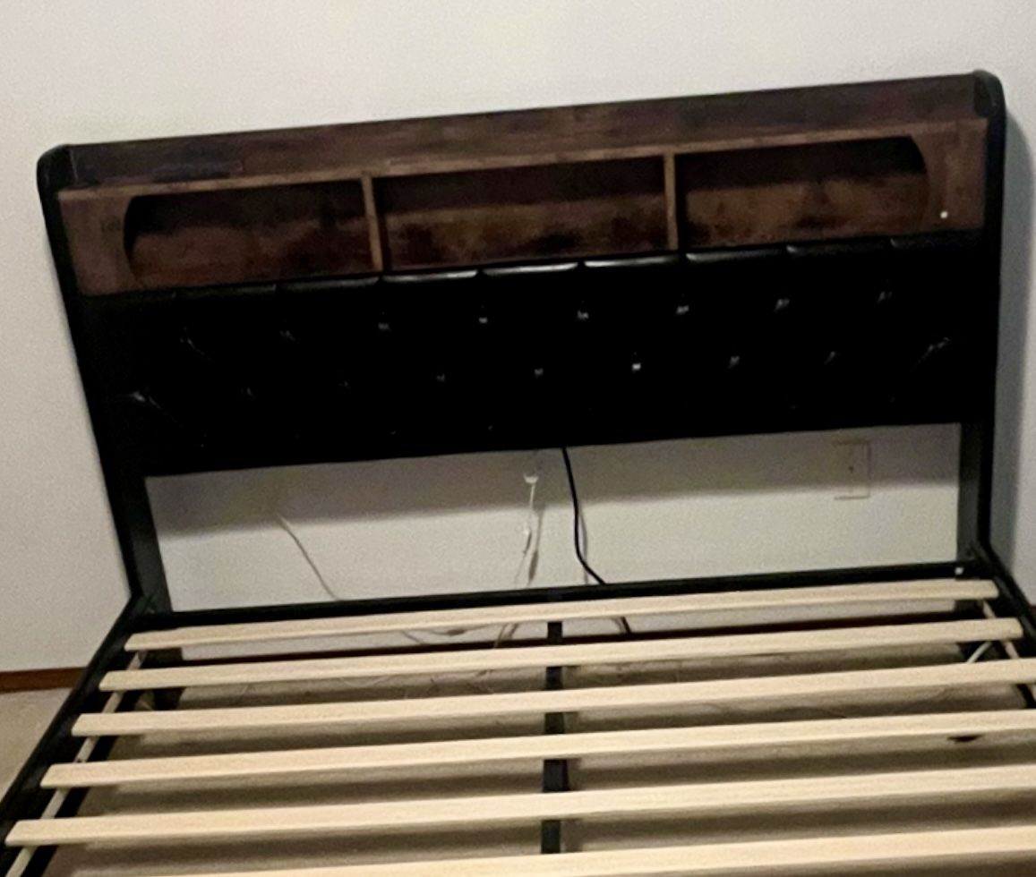 Queen LED Bed frame