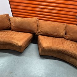 Curved Selectional Sofa 