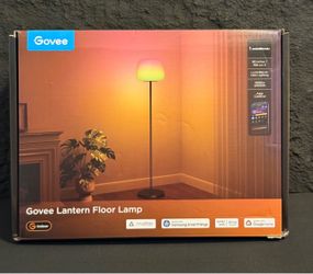 Govee Lantern Floor Lamp, Halo Gradient RGBIC Smart Corner Lamp for Bedroom (3569/11)
