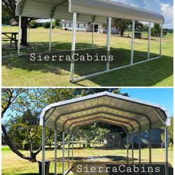 12x20x8 CARPORTS 