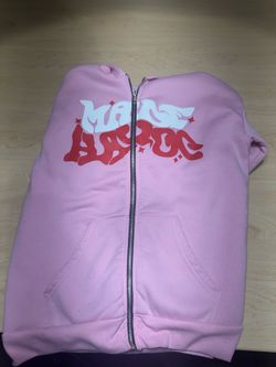 Pink & red hoodie