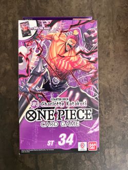 One Piece Starter Deck 34: PURPLE Charlotte Katakuri -