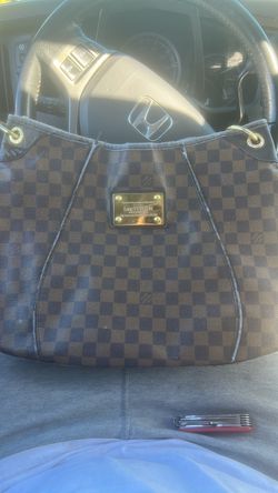 👜 VINTAGE Louis Vuitton Damier Ebene Shoulder/Tote Bag — Vintage / Pre-Owned