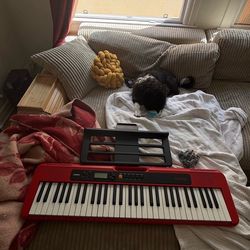 NEW RED CASIO KEYBOARD!