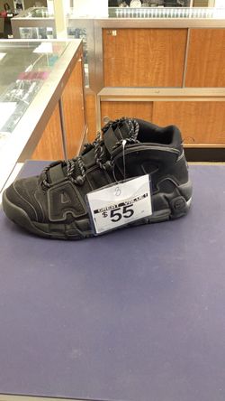 Size 8 black uptempo Nike