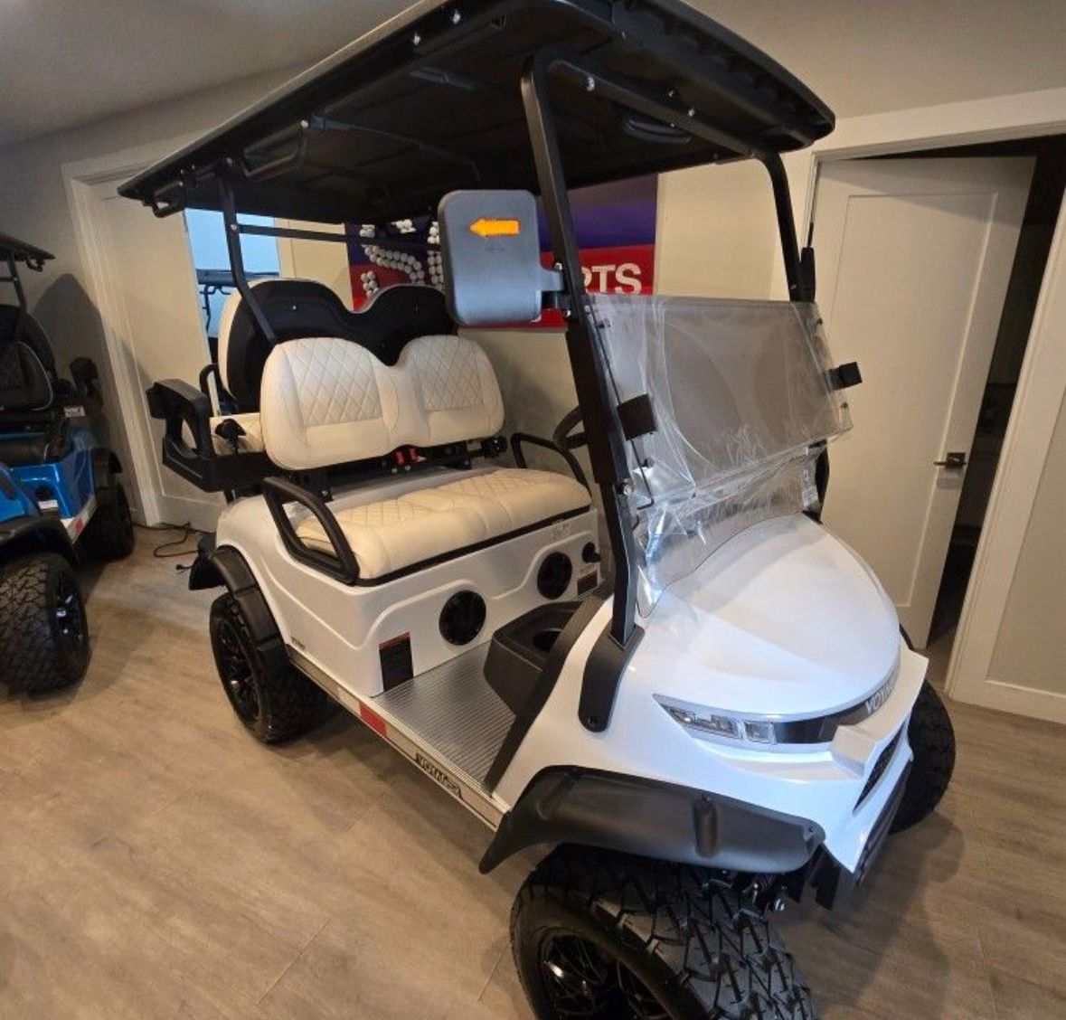2025 Voyager Patriot 4-Passenger Lifted 72-Volt Street Legal LSV Golf Cart