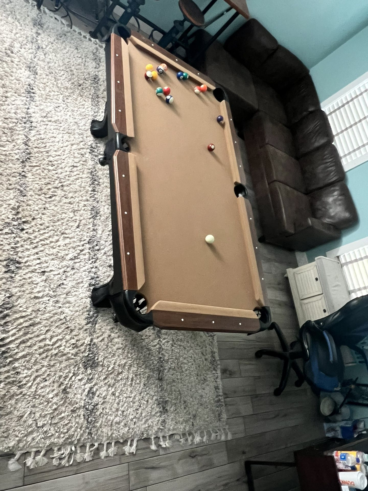 Pool Table & Dart Board