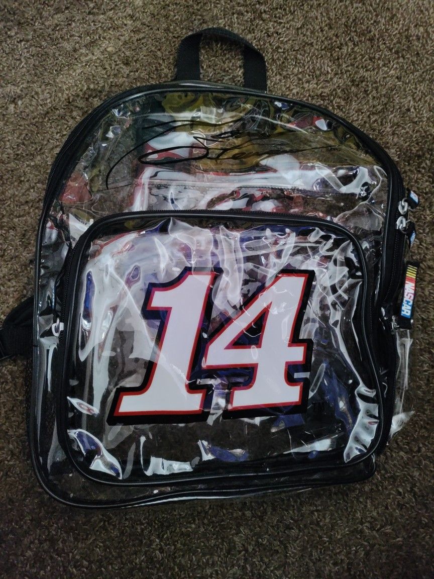 A Clear NASCAR Backpack