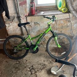 Green Neon Mountain Bike 