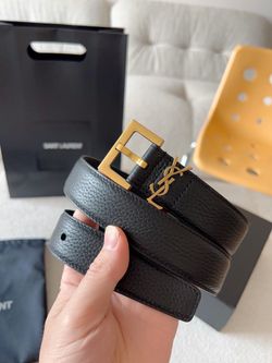 YSL Womenโs Belt With Box 2026 New