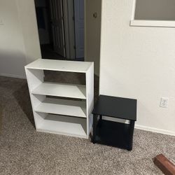 Free Book Shelf And Small Table
