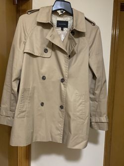 Banana Republic A Line Women Trench Coat (Khaki)