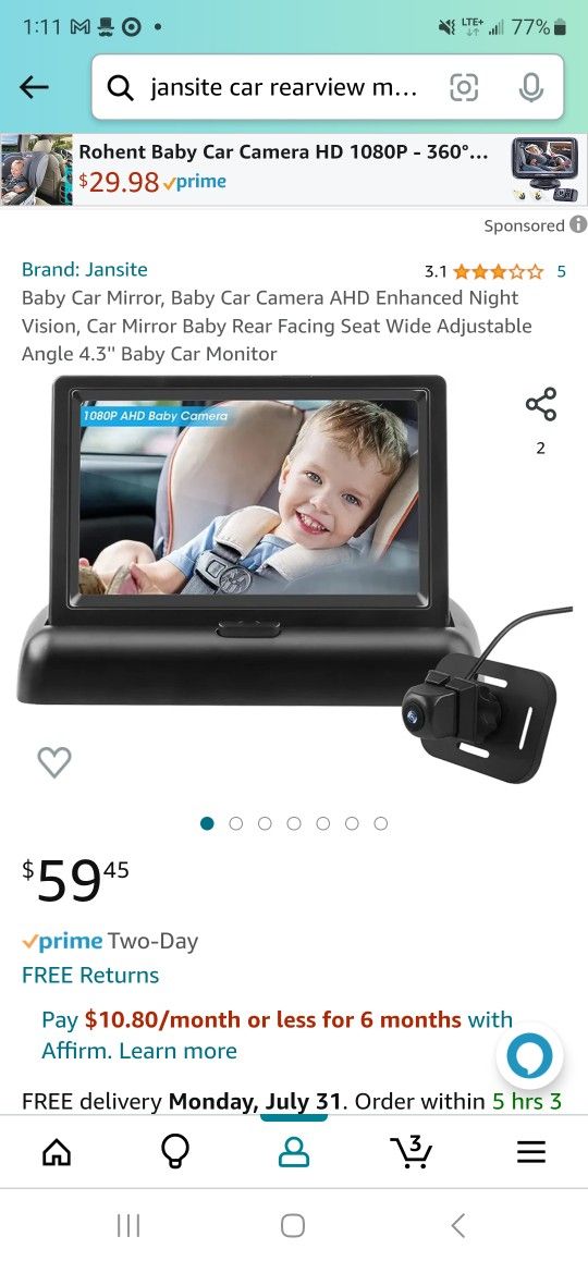 Rearview Camera/ Backup Camera