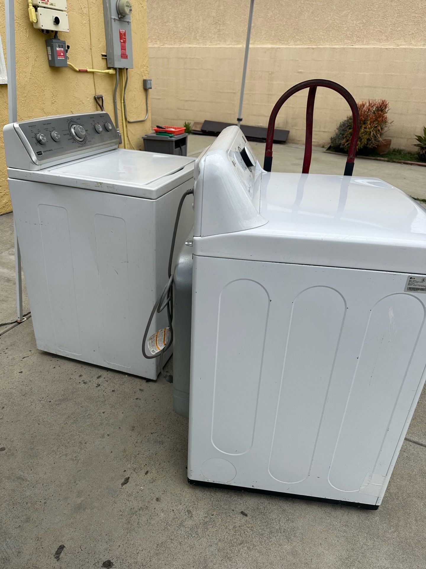 Washer and Dryer 120 each