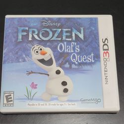 Frozen Olaf's Quest Nintendo 3ds