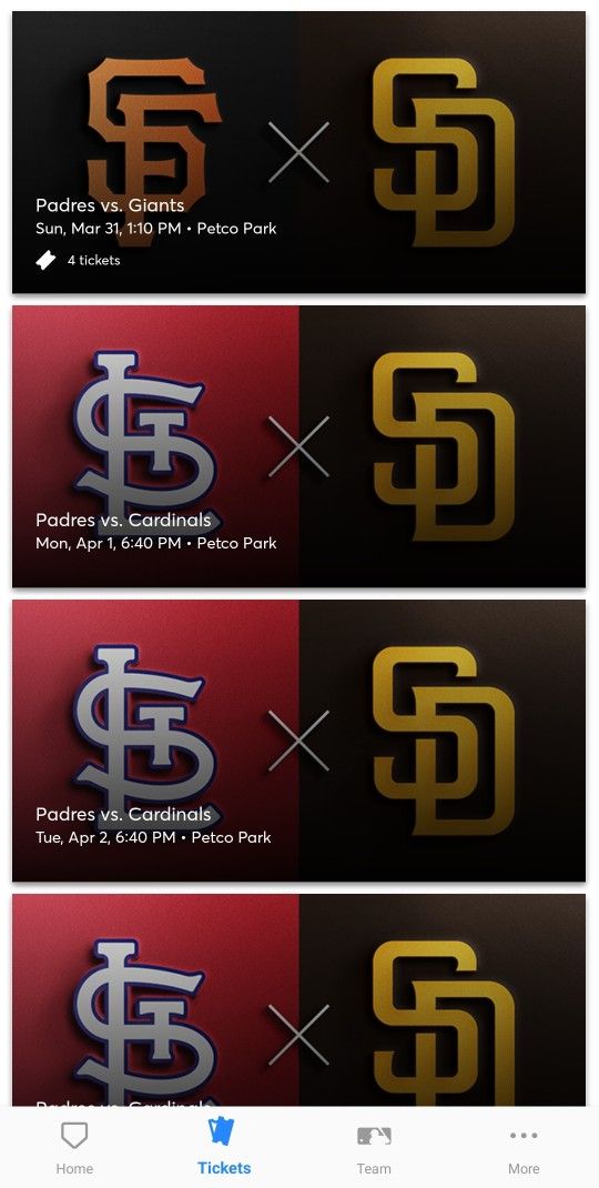 4 Padres Tickets For Most Games