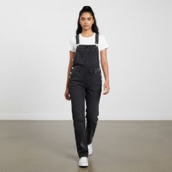 Old Navy Black Denim Overalls Girls XL (14-16)