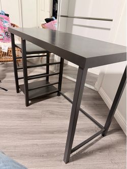 Black desk