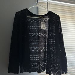 Black Mini Cardigan 