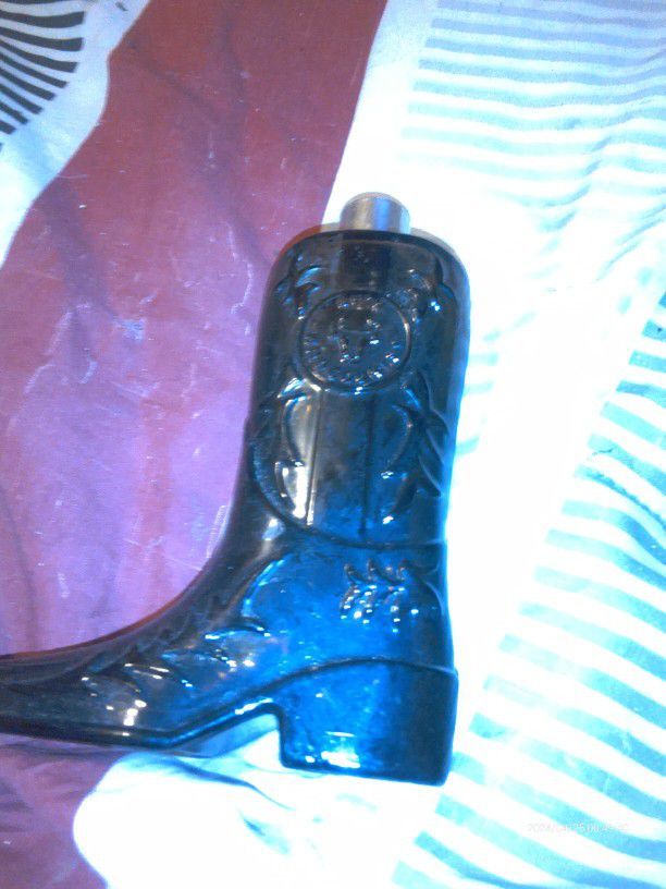 Glass Cologne Holder Boot