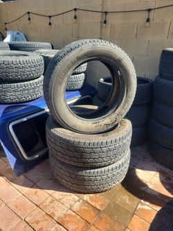 (3) 265/60/20 GENERAL GRABBER TIRES