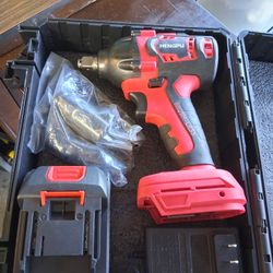 New 1/2 In Impact With Battery And Charger