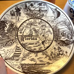 FLORIDA  Lot 3 Pieces/4 Including Lid Vintage