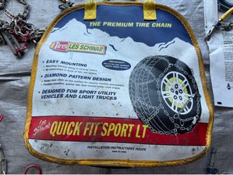 Used Les Schwab Quick Fit Light Truck/SUV Tire Chains