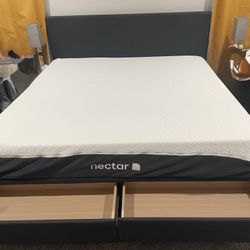 King Sized Bed frame With Storage and Mattress