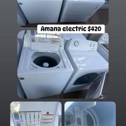 Amana Washer And Electric Dryer He 3.5&7.0 Cuft