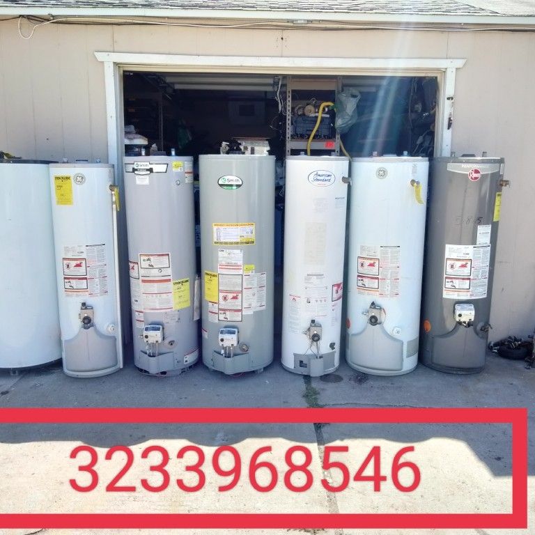 Water Heater Boyler 40 Gallons TANKLESS WATER HEATERS installation Available  WE HAVE NEW WATER HEATERS TOO ask For Price 