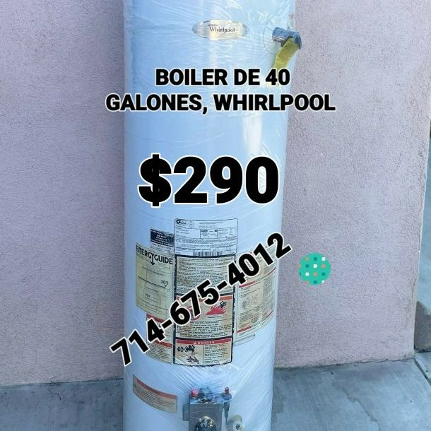 BOILER (WATER HEATER)DE 40 GALONES DE LA MARCA WHIRLPOOL !!!!!!! for Sale  in Santa Ana, CA - OfferUp
