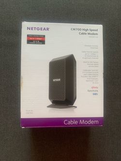 NETGEAR CM700 High Speed Cable Modem DOCSIS 3.0 32X8  100-NAS 1.4 Gpbs Looks New