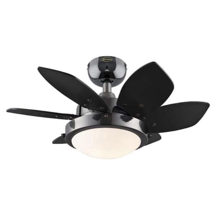 24 Inch Gun Metal Ceiling Fan with light fixture for Sale in Chula ...