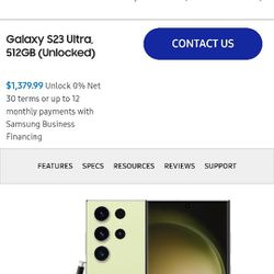 Exclusive Edition Galaxy Ultra S23_ Lime_ 512GB  Brand New _SeLes __Factory Unlocked With Dual Global Sim_' S Pen Clean Imei °°FAST SHIPPING DIAl 