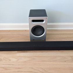 Vizio speakers: Sound Bar And Wireless Subwoofer (SB3621N-E8)