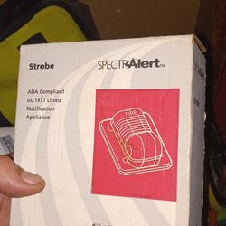  Brand  New Spectra-alert Fire Strobe Code Approved  Wall Mount Light
