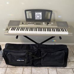 Piano-focused 76-key Yamaha Portable Grand + Stand + Carrying/Storage Case