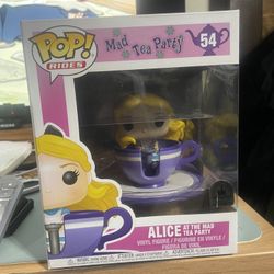 Funko Pop Rides Mad Tea Party #54 Alice At The Mad Tea Party