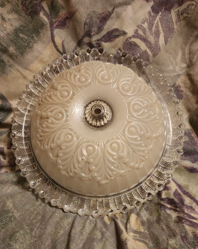 Antique Light Covers Frosted Glass
